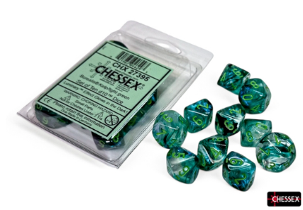 10D10 Borealis Series Dice Set | Luminary Kelp