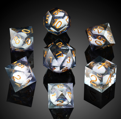 DH Liquid Core Standard Dice Set | Deep Space