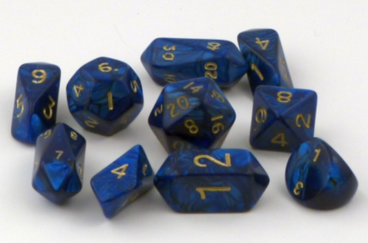CYC 10pc. Hybrid Dice Set | Pearl Blue