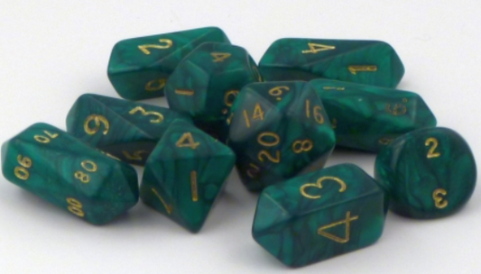 CYC 10pc. Hybrid Dice Set | Pearl Green