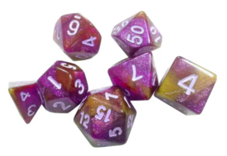 A Field Guide to Floral Dragons Exclusive Dice Set | Bloom Pink
