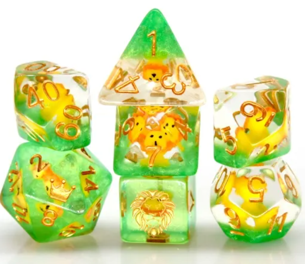 HS Creature Inclusion Standard Dice Set | Lion