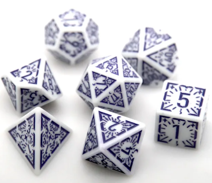 HS Opaque Standard Dice Set | Dawn Star - Purple