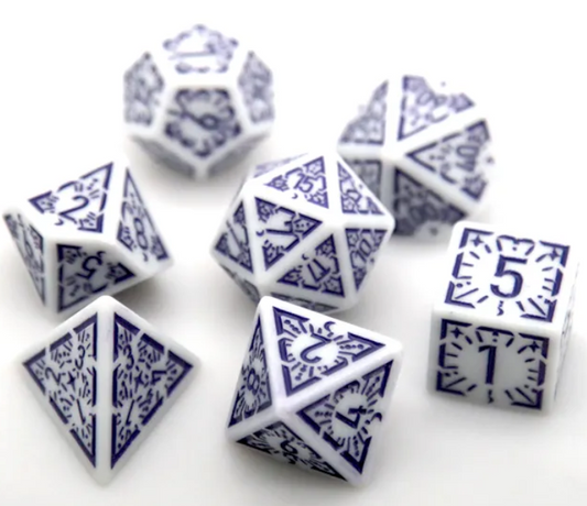 HS Opaque Standard Dice Set | Dawn Star - Purple
