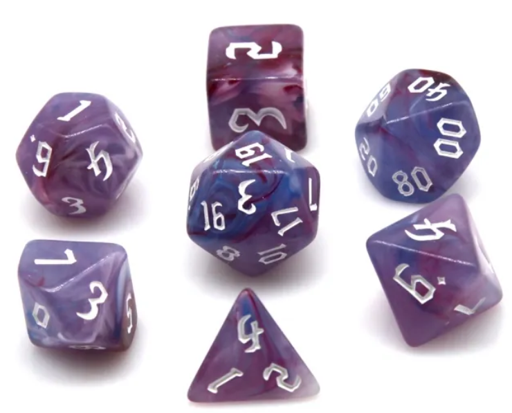 HS Gothic "Lost Control" Blend Standard Dice Set