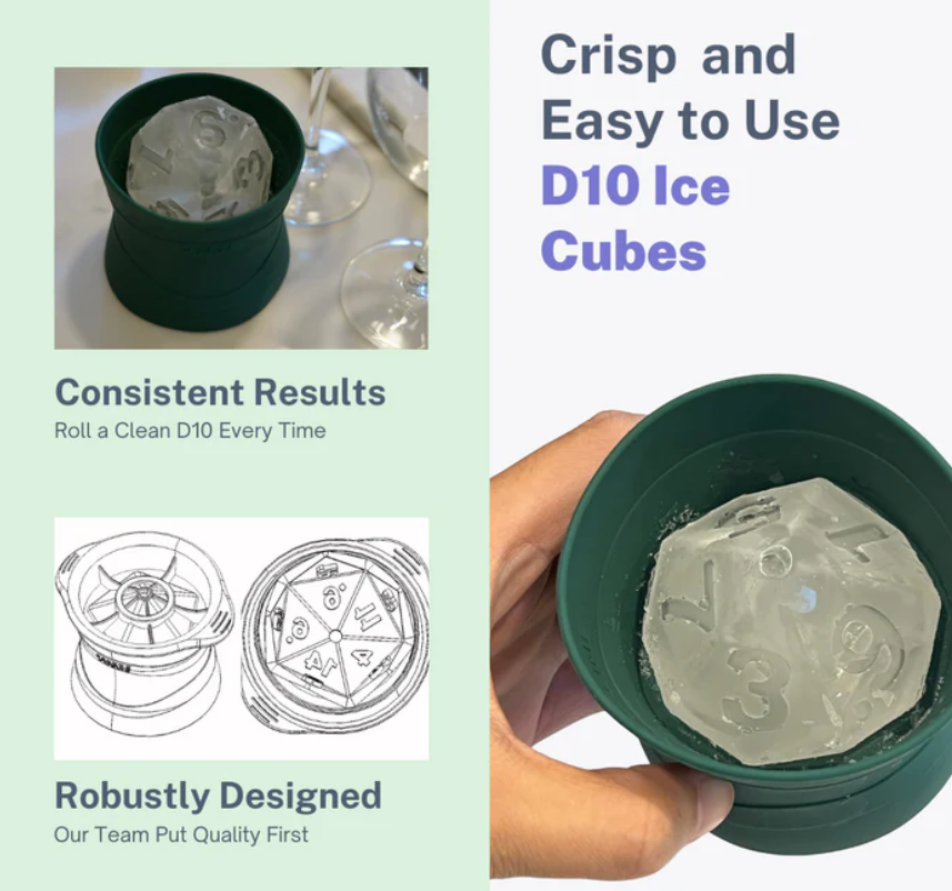 "Dicicle" Ice Mold | D10