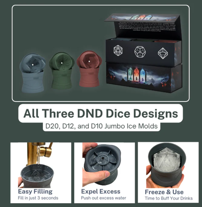 "Dicicle" Ice Mold | DM Set