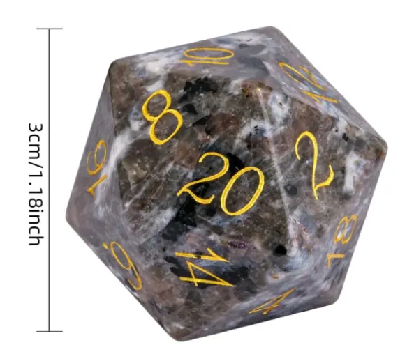 UD Gemstone D20 | Emberlite