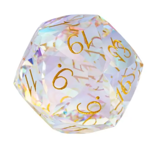 UD K9 Glass D20 | Faceted