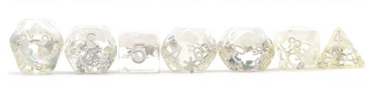 UD Object Inclusion Standard Dice Set | Snowflakes