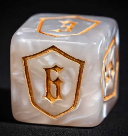 UD 12D6 Block | Shield - Alabaster