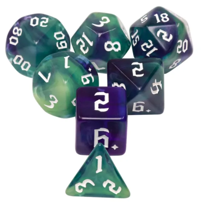 HD Gothic "Goblins" Blend Standard Dice Set