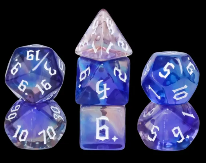 HD Gothic "Maebh" Blend Standard Dice Set