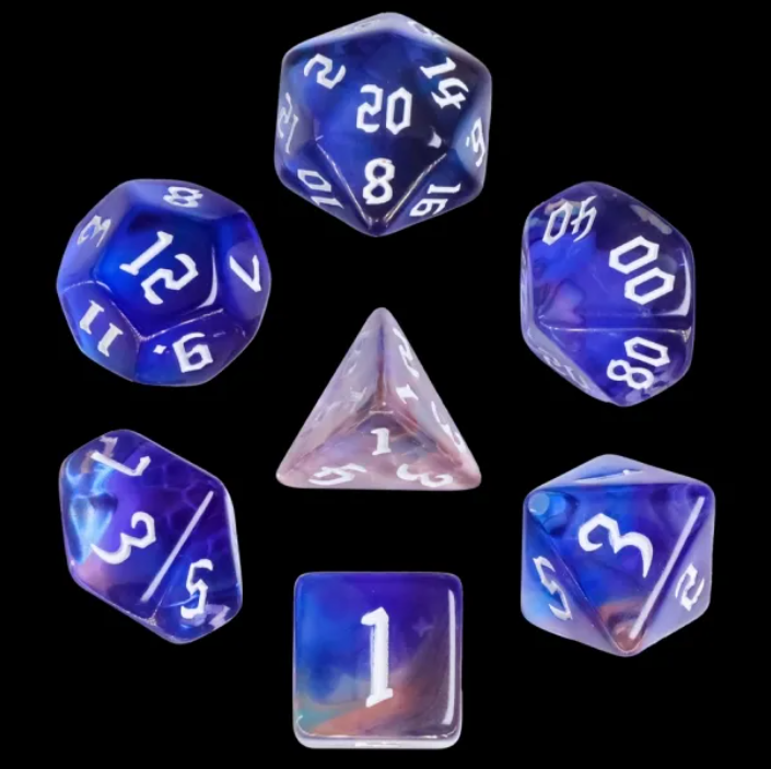 HD Gothic "Maebh" Blend Standard Dice Set