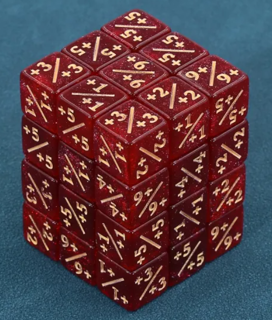 HD MTG 36D6 Positive Counter Dice Set | Sanguine