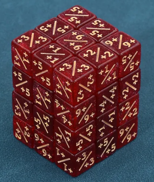 HD MTG 36D6 Positive Counter Dice Set | Sanguine