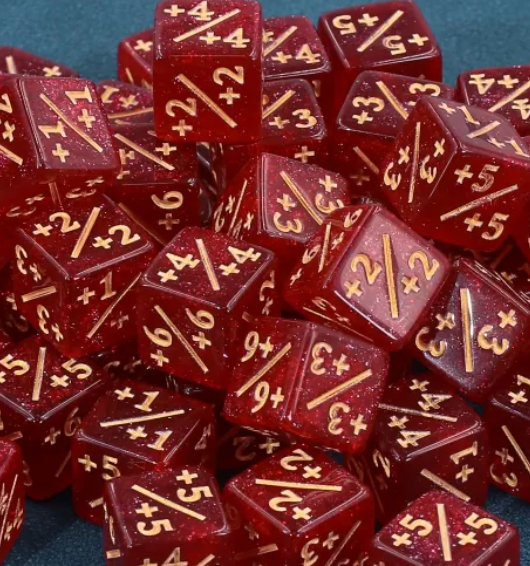 HD MTG 36D6 Positive Counter Dice Set | Sanguine
