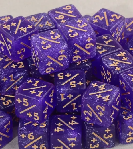 HD MTG 36D6 Positive Counter Dice Set | Nebula