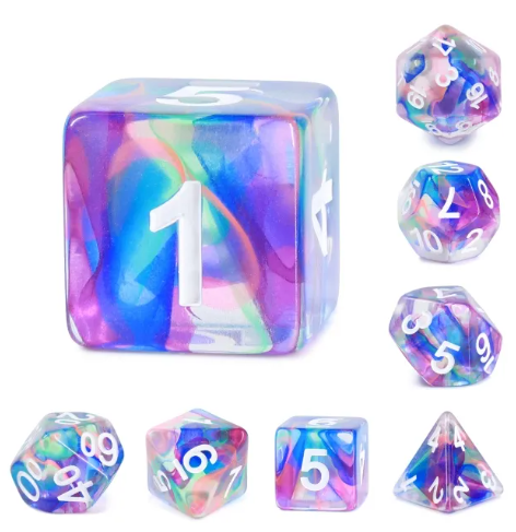 HD Object Inclusion Standard Dice Set | Fairy Tale