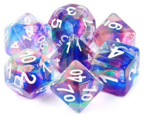 HD Object Inclusion Standard Dice Set | Fairy Tale