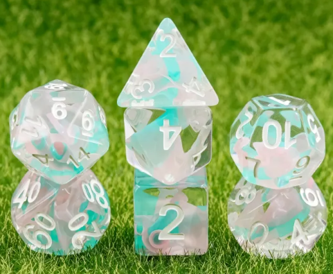 HD Object Inclusion Standard Dice Set | Flutterby