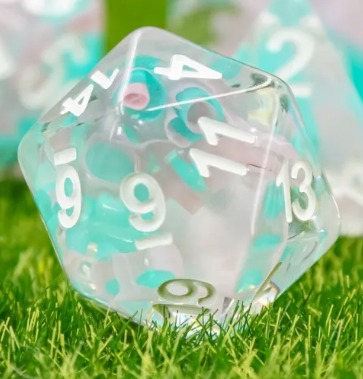 HD Object Inclusion Standard Dice Set | Flutterby