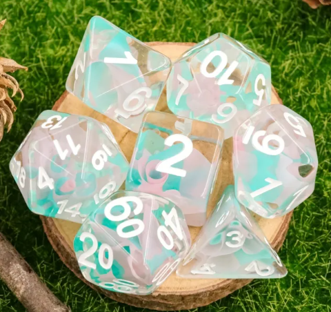 HD Object Inclusion Standard Dice Set | Flutterby