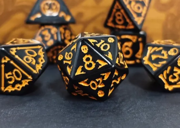 HS Opaque Standard Dice Set | Samhain