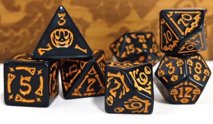 HS Opaque Standard Dice Set | Samhain