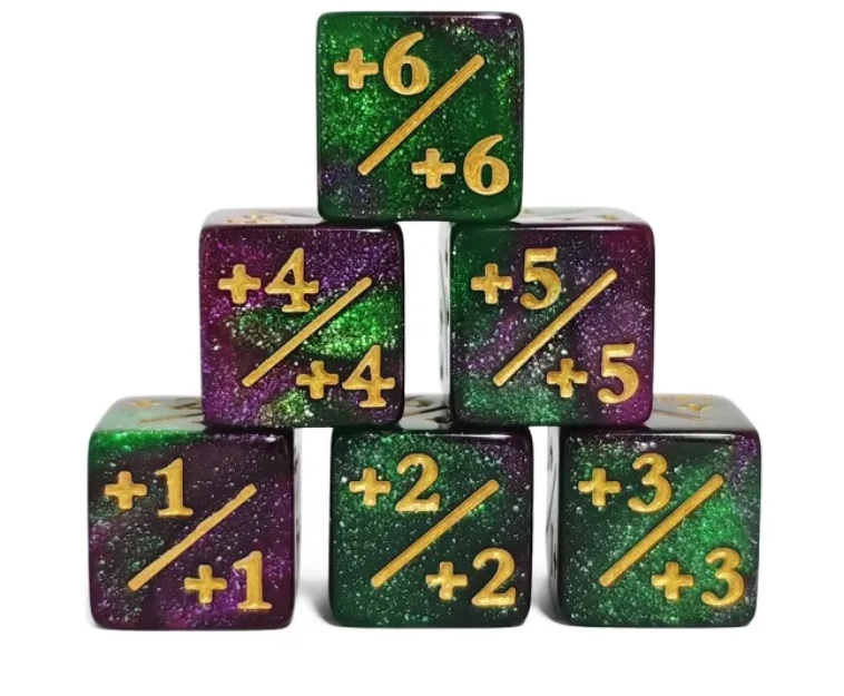 HS MTG 12D6 Positive Counter Dice Set | Affliction