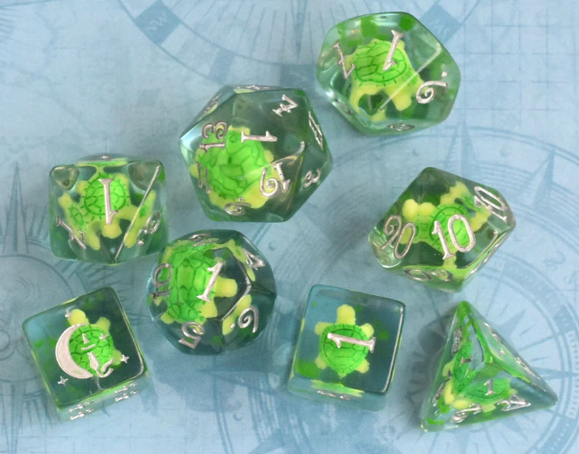 F&F 8pc Dice Set | Turtles