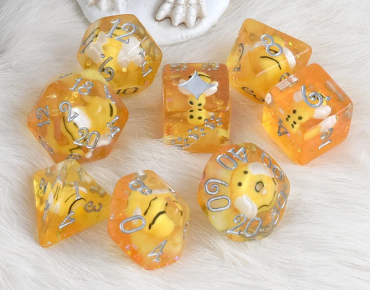 F&F 8pc Dice Set | Bumble Bees