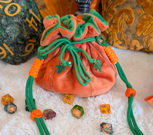F&F Pocket Dice Bag | Pumpkin