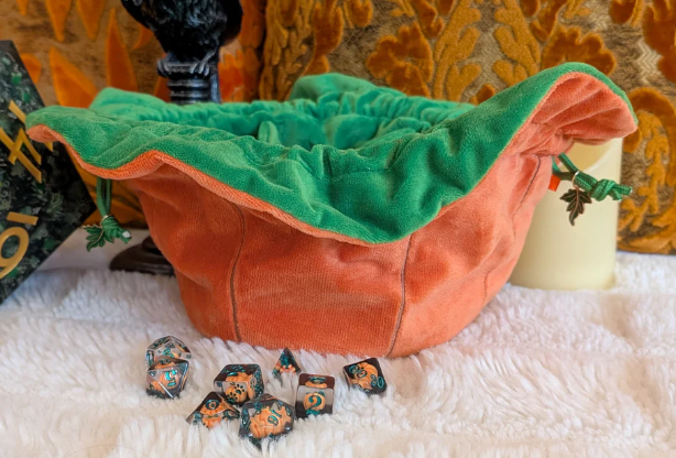 F&F Pocket Dice Bag | Pumpkin