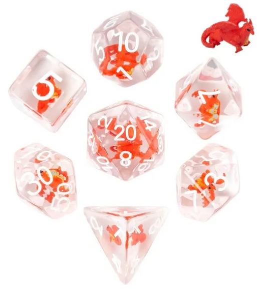 UD Creature Inclusion Standard Dice Set | Red Dragon