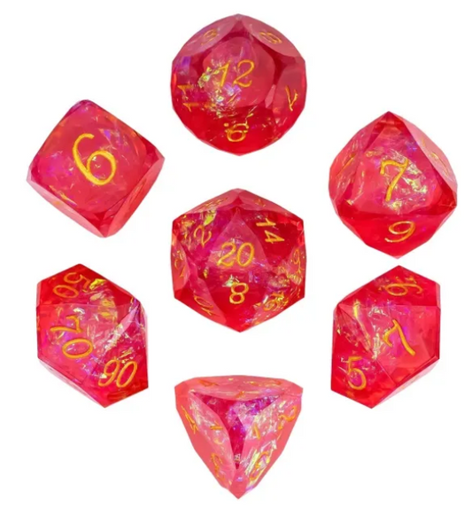 UD Faceted Resin Standard Dice Set | Hestia's Boon