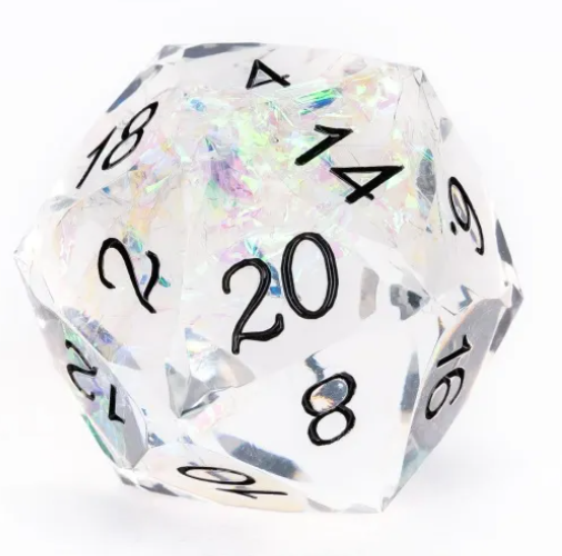 UD GIANT Resin Faceted 30MM D20 | Demeter's Boon