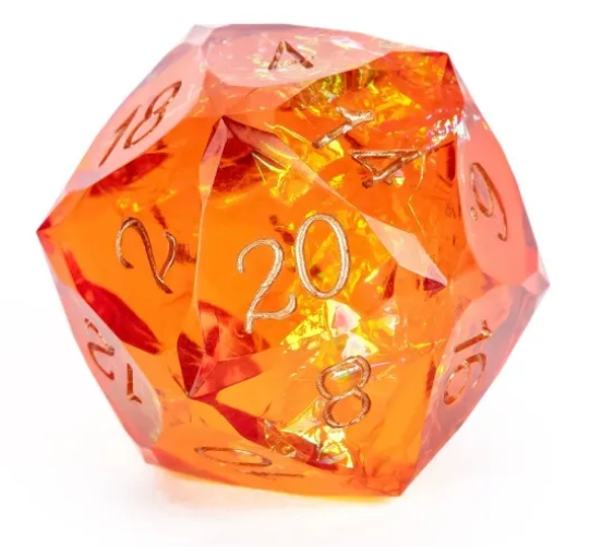 UD GIANT Resin Faceted 30MM D20 | Hermes's Boon