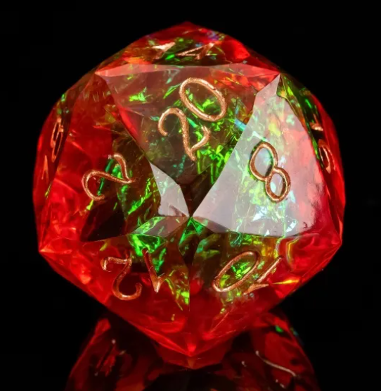 UD GIANT Resin Faceted 30MM D20 | Hermes's Boon