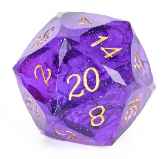 UD GIANT Resin Faceted 30MM D20 | Dionysus's Boon