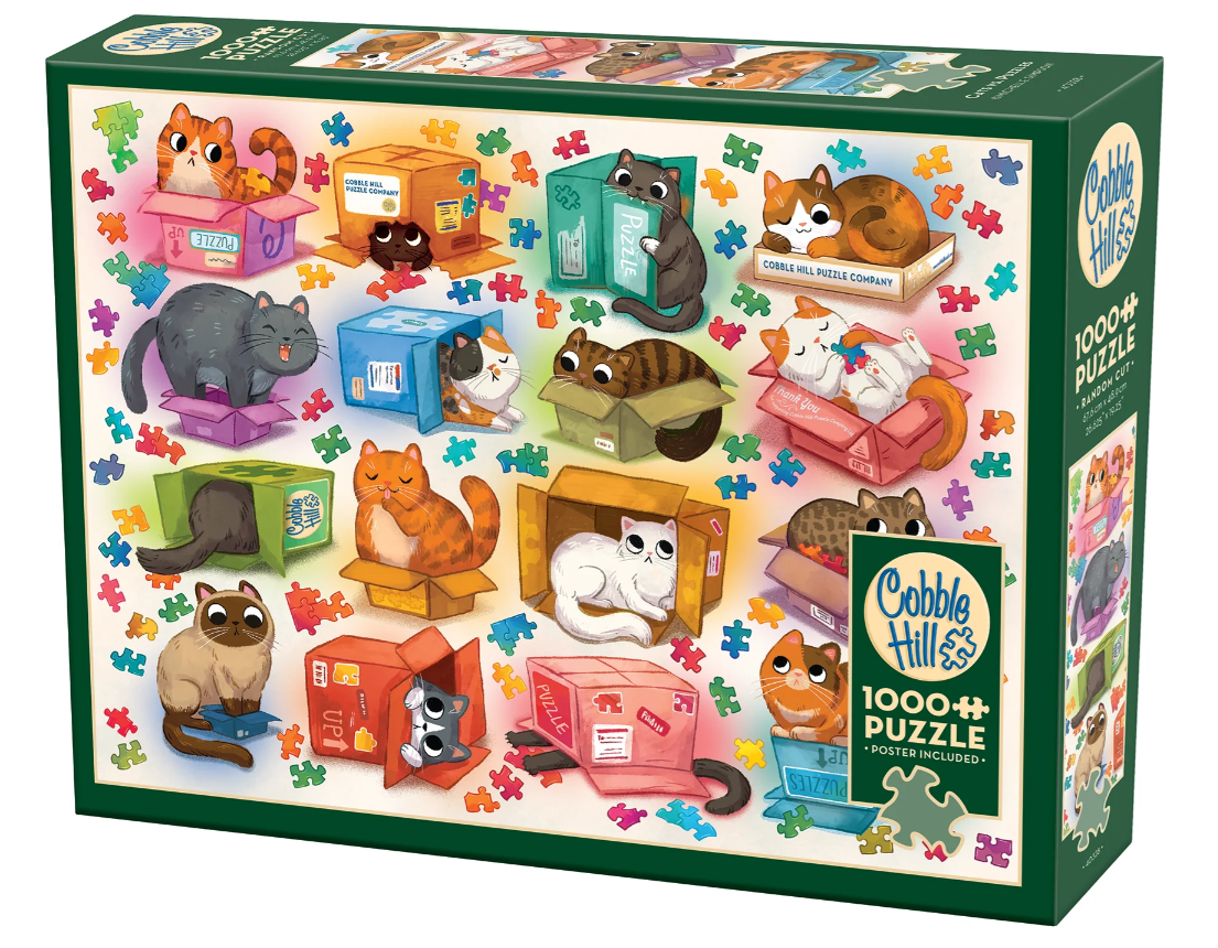 Cats vs. Puzzles | 1000pc Puzzle