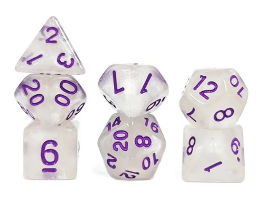 HS "First Frost" Aurora Standard Dice Set