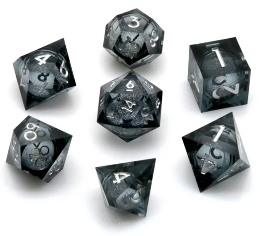 HS Liquid Core Standard Dice Set | Phantom