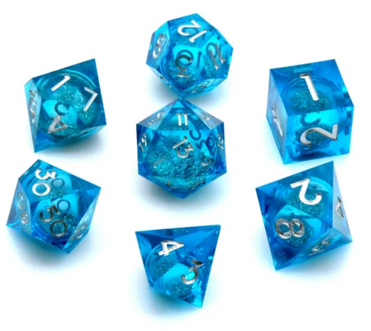 HS Liquid Core Standard Dice Set | Ice Castle
