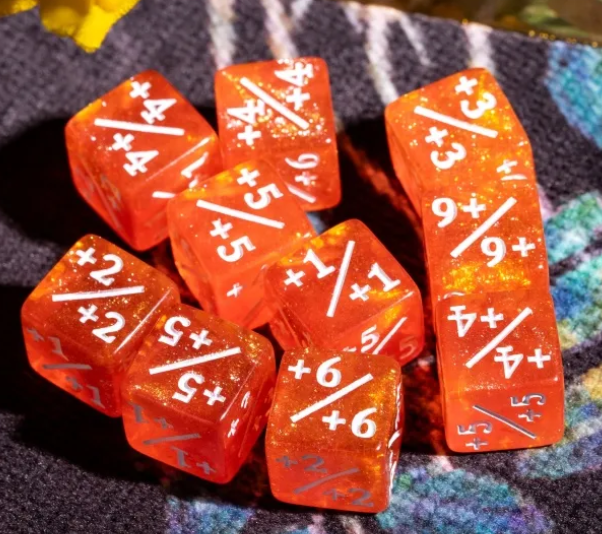 UD MTG 36D6 Positive Counter Dice Set | Autumn