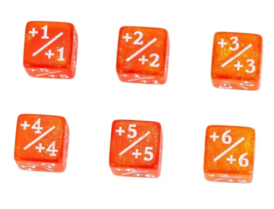 UD MTG 36D6 Positive Counter Dice Set | Autumn