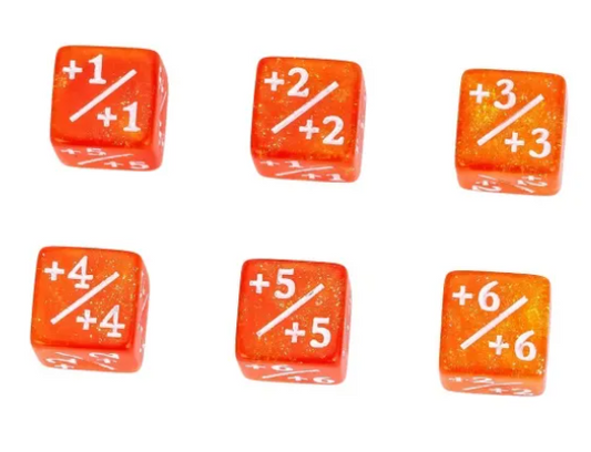 UD MTG 36D6 Positive Counter Dice Set | Autumn