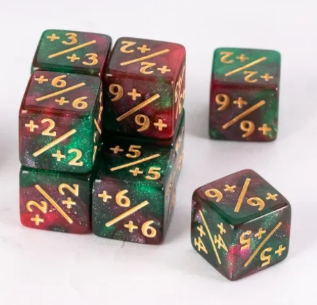 UD MTG 12D6 Positive Counter Dice Set | Yule