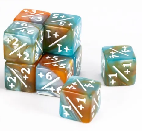 UD MTG 12D6 Positive Counter Dice Set | Sunrise