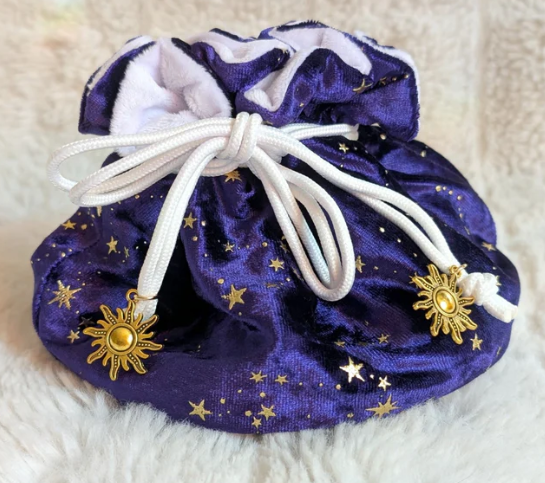 F&F Pocket Dice Bag | Purple Star